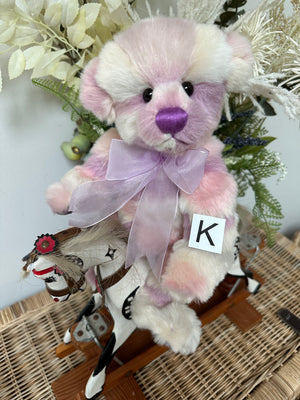 Hollyhock Charlie Bears Pink Pastel Plush Collection Teddy Bear
