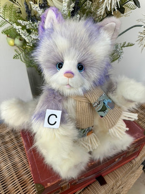 Sleepyhead Charlie Bears Secrets Collection Plush Kitten Cat
