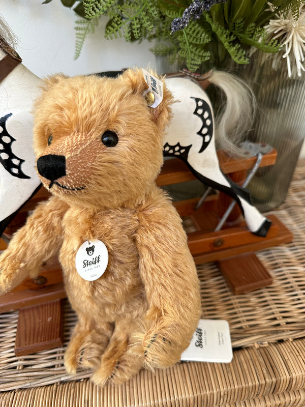 Emilia Steiff Classic 26cm fully Jointed Mohair Collectable Teddy Bear