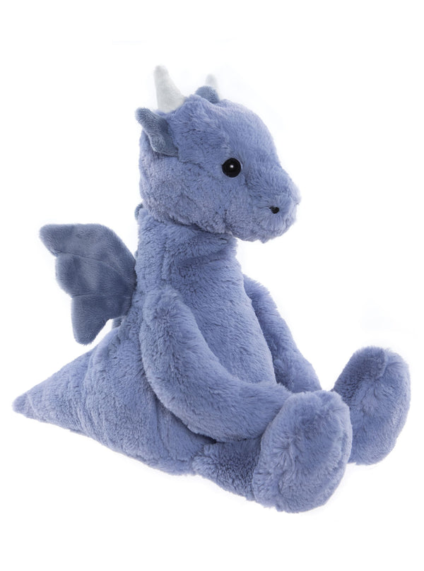 Draco Dragon Large Denim Blue Charlie Bears Bear & Me Dragon