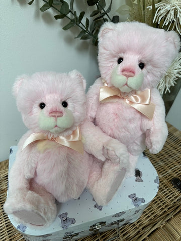 Miss Chevious Secrets Collection Pink Standing Plush Teddy Bear