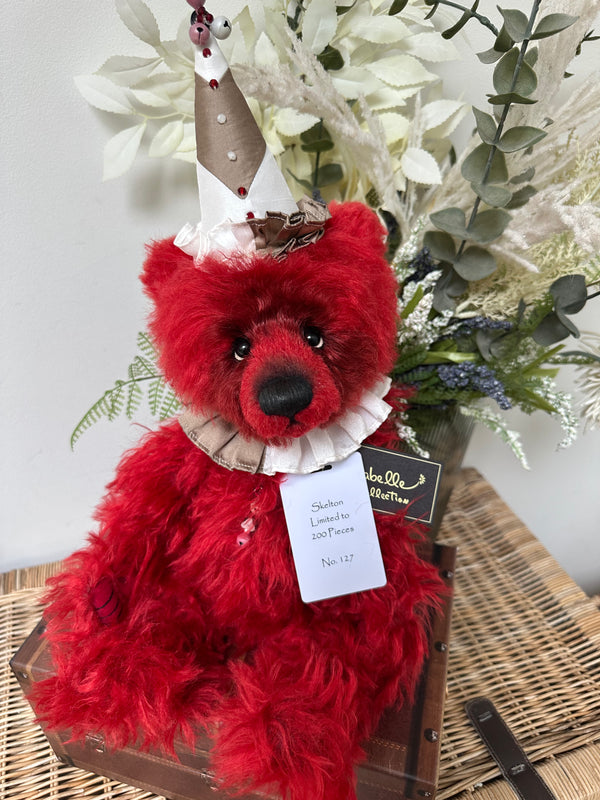 Skelton Limited Edition Alpaca / Mohair Limited Edition Clown Bear No 127