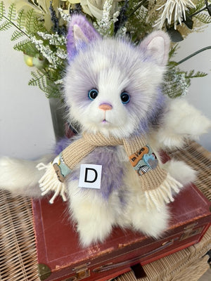 Sleepyhead Charlie Bears Secrets Collection Plush Kitten Cat