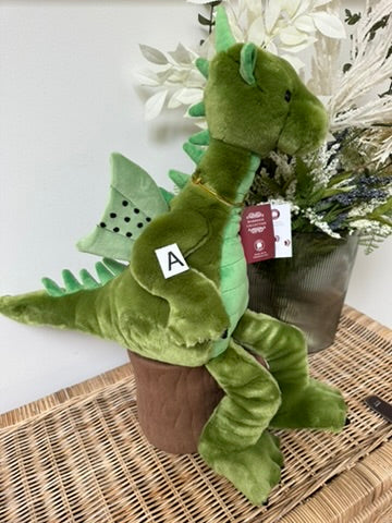 Deck Charlie Bears Bearhouse Large Plush Green Dragon