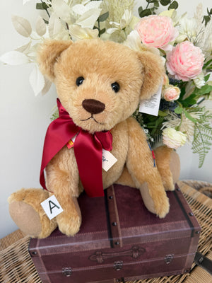 Clemens Large 40 cm Nostalgia Gold Mohair Growler Teddy Bear  Option A