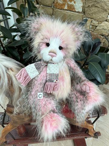 Hilary Charlie Bears Large Blush Pink 2022 Plush Teddy Bear