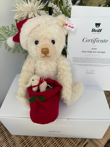 Santa Teddy Bear with Light Limited Edition No 475
