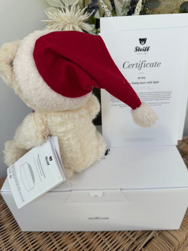 Santa Teddy Bear with Light Limited Edition No 475