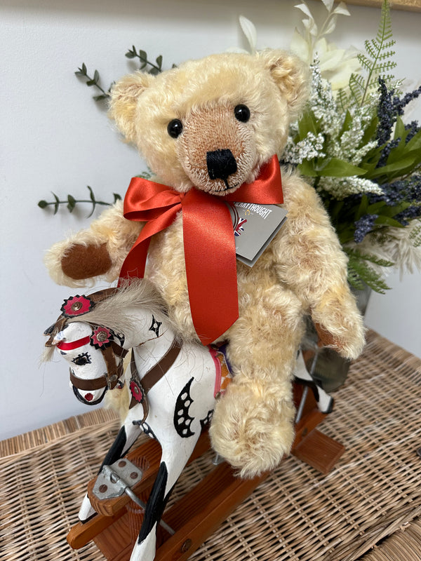 Chester Blond 12 Inch Traditional Teddy Bear Handmade in the UK