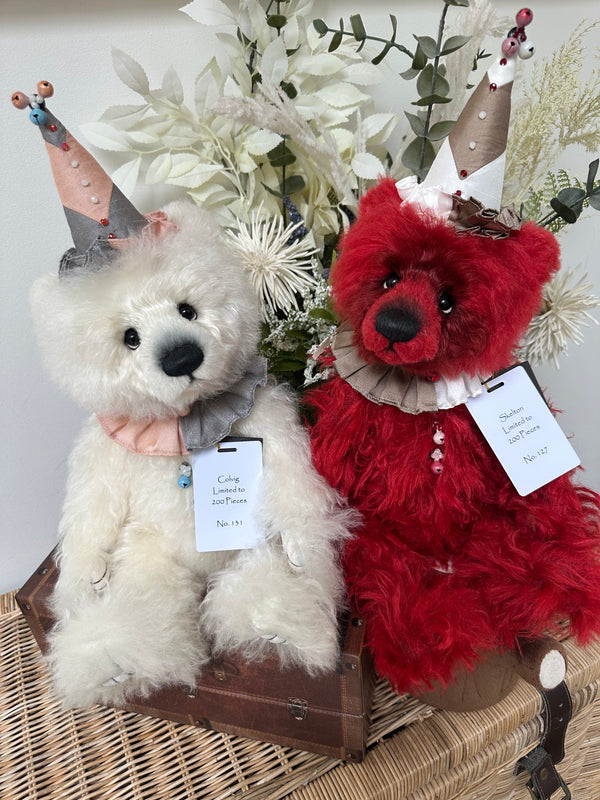 Skelton Limited Edition Alpaca / Mohair Limited Edition Clown Bear No 127