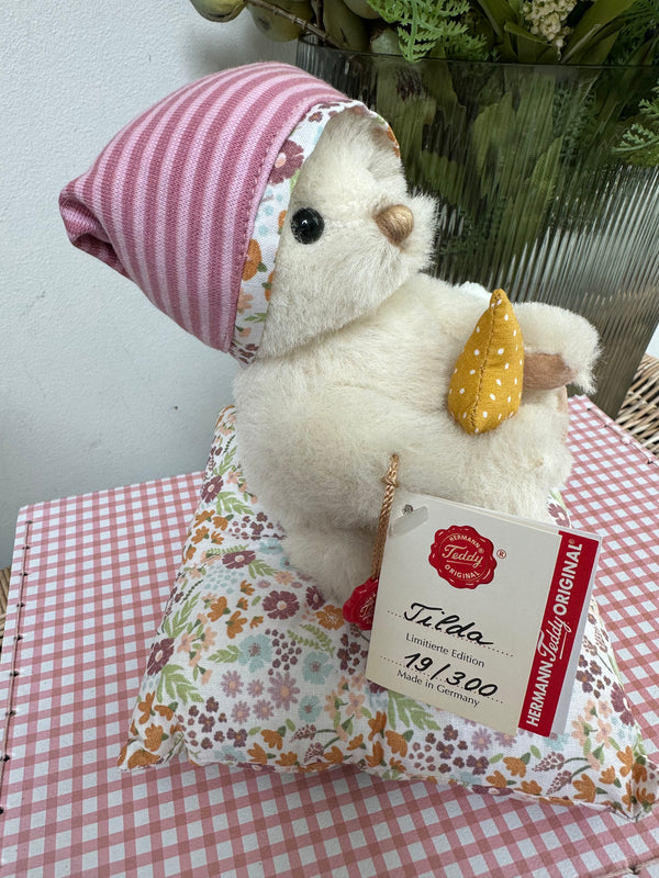 Tilda Hermann Teddy Original Limited Edition Teddy Bear & Cushion  No 19