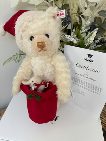 Santa Teddy Bear with Light Limited Edition No 473