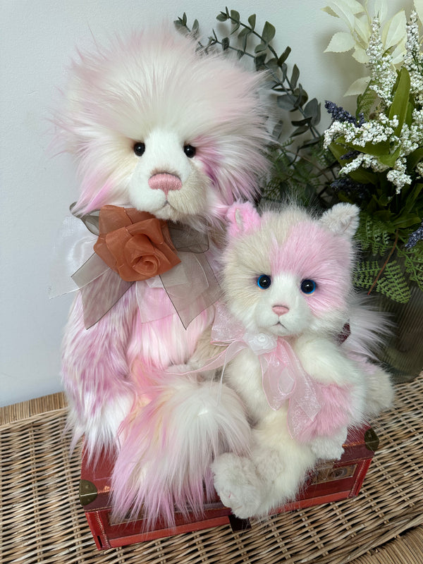 Sandra Charlie Bears Large Plush Collection Pink Teddy Bear