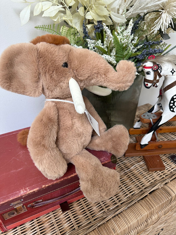 Wally Mammoth Large Plush Charlie Bears Bear & Me Collection Teddy Bear