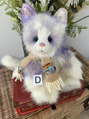 Sleepyhead Charlie Bears Secrets Collection Plush Kitten Cat