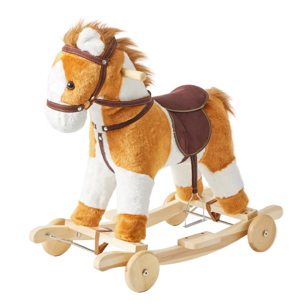 Jiggle & Giggle Shortcake 2 in 1 Rock & Ride Pony Children's Rocking Horse