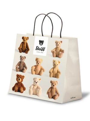 Steiff Paper Gift Wrap Bag with Assorted Teddy Bears - Size 2 Medium