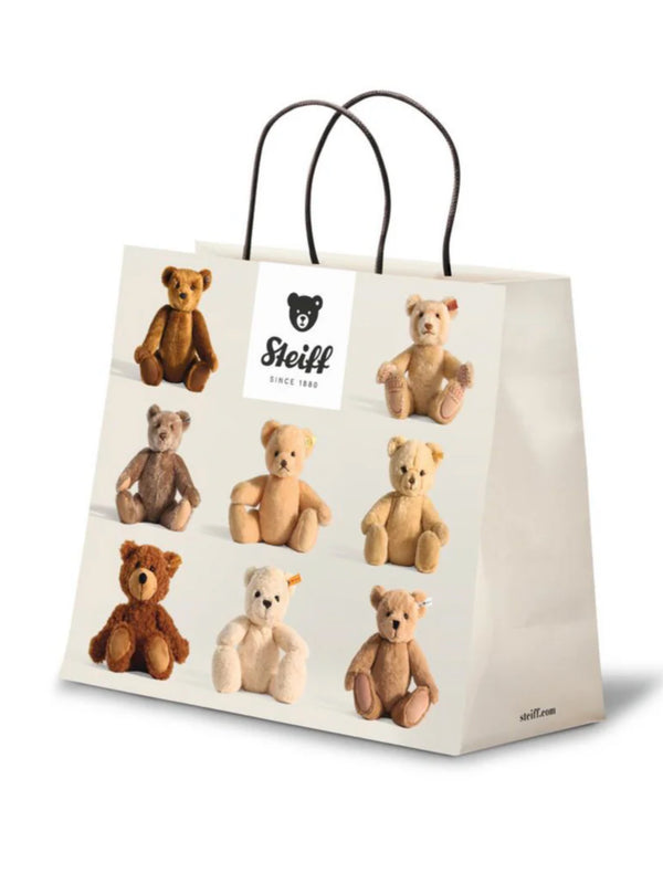 Steiff Paper Gift Wrap Bag with Assorted Teddy Bears - Size 2 Medium