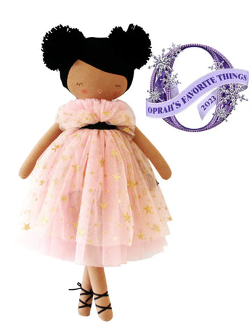 Halle Ballerina Light Brown & Ebony Children's Doll 48cm