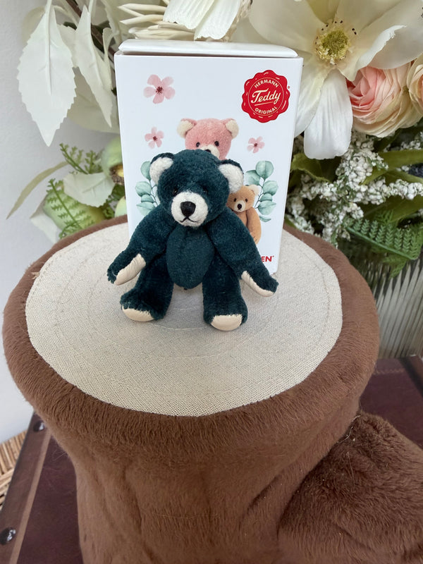 Hermann Teddy Original Petrol 6cm Miniature Teddy Bear 15438 9