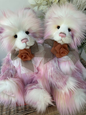 Sandra Charlie Bears Large Plush Collection Pink Teddy Bear