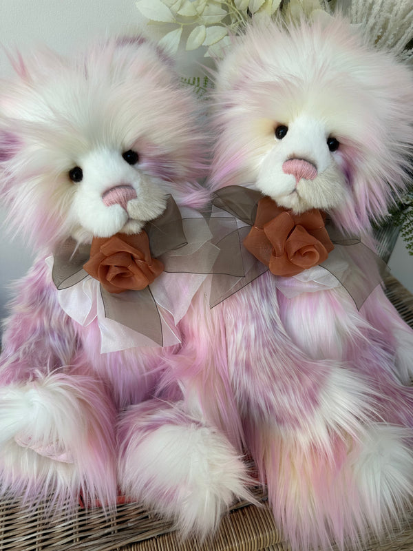 Sandra Charlie Bears Large Plush Collection Pink Teddy Bear