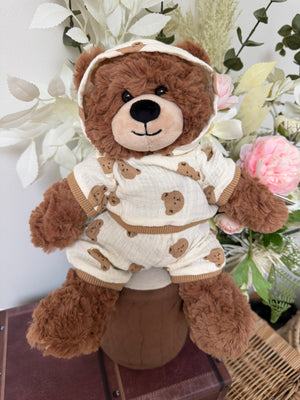 Pyjama Bear Leonie 30cm Hermann Teddy Plush Teddy Bear