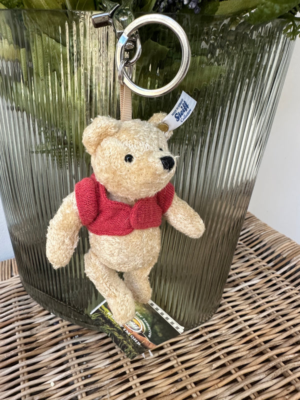 Winnie the Pooh Steiff Classics & Collectors Miniature Teddy Bear Pendant Key Ring