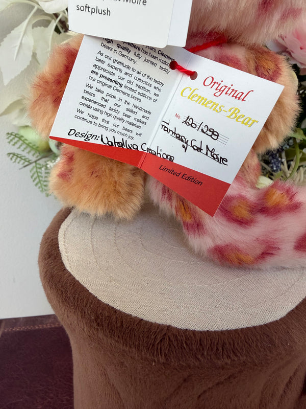 Fantasy Cat Limited Edition Soft Plush Miniature Artist Bear Collectable No 120