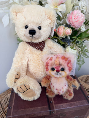 Fantasy Cat Limited Edition Soft Plush Miniature Artist Bear Collectable No 120
