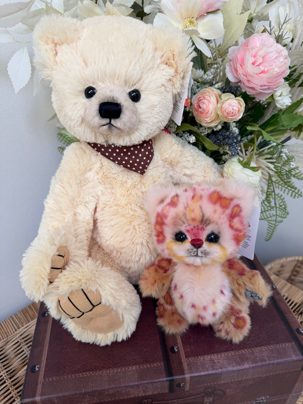Fantasy Cat Limited Edition Soft Plush Miniature Artist Bear Collectable No 120