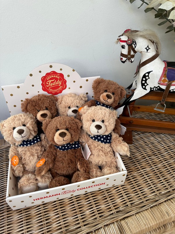 Teddy Brown or Cream 23cm Miniature Hermann Plush Teddy Bear