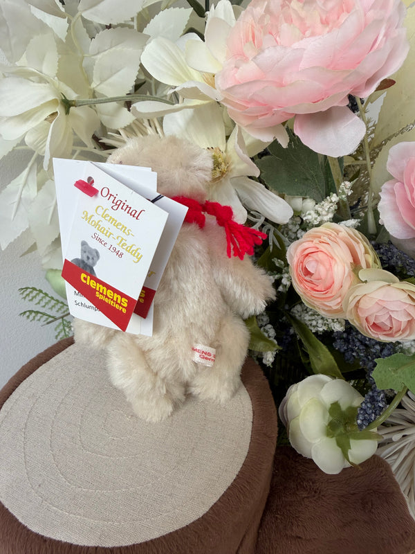 Clemens Miniature Mohair Polar Bear Schlumps jointed Teddy Bear