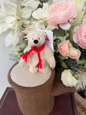 Clemens Miniature Mohair Polar Bear Schlumps jointed Teddy Bear