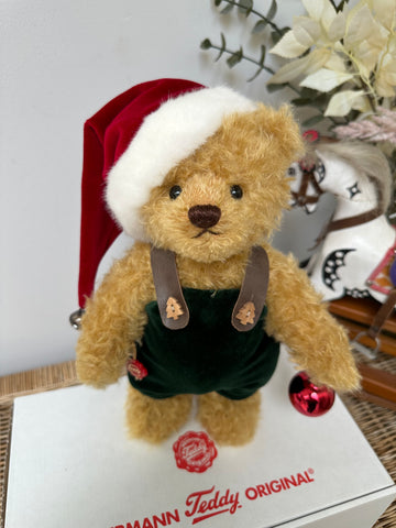 Benjamin 30cm Musical Christmas Teddy Bear Hermann Limited Edition Collectable no 72