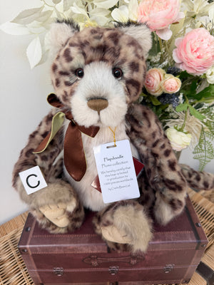 Flapdoodle Plumo Limited Edition Charlie Bears Plush Collection Leopard