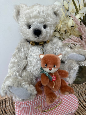Daphne Hermann Teddy Original Limited Edition Miniature Collectable Mohair Kitten Cat No 74