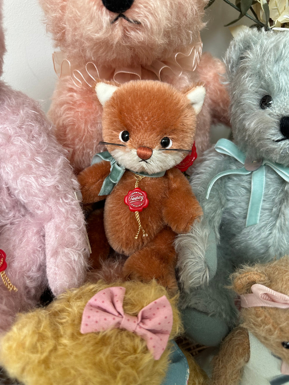 Daphne Hermann Teddy Original Limited Edition Miniature Collectable Mohair Kitten Cat No 74