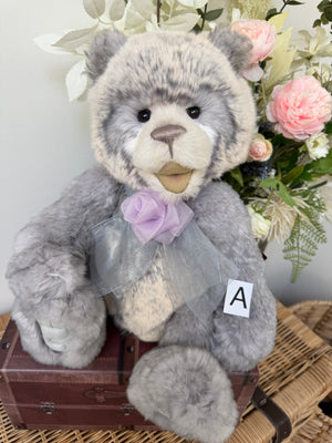 Siesta Charlie Bears Plush Alpaca & Mohair Plumo Giggler Teddy Bear