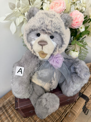 Siesta Charlie Bears Plush Alpaca & Mohair Plumo Giggler Teddy Bear