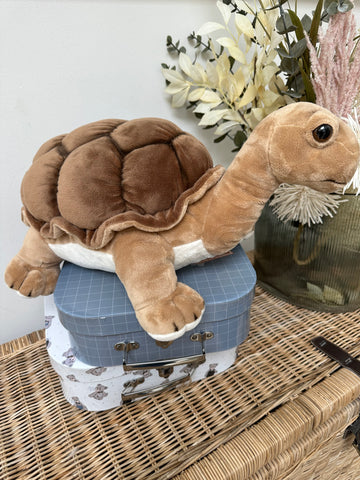 Giant 50cm Hermann Plush Tortoise Children's toy.