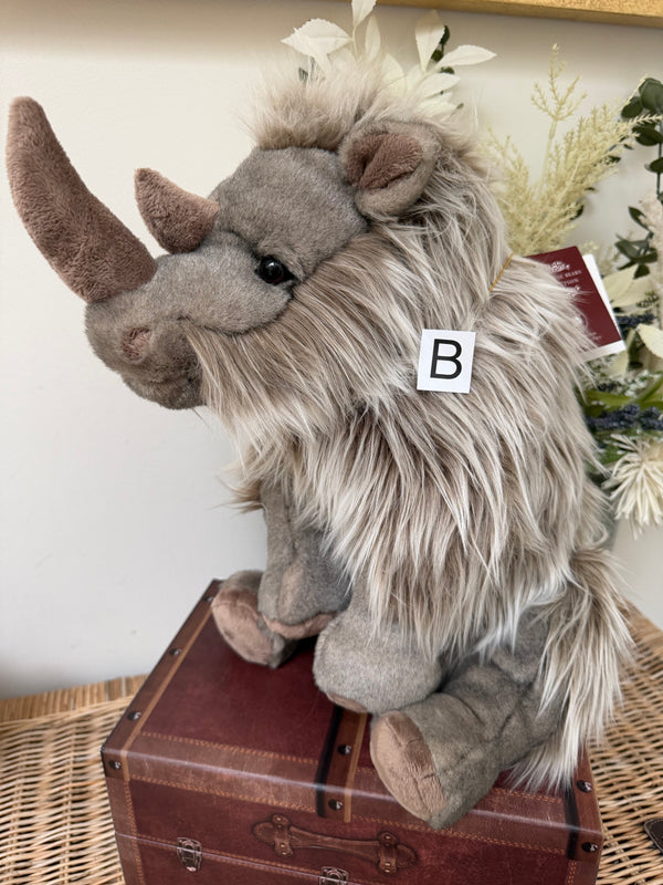Stompy 37cm Charlie Bears Bearhouse Bears Collection Woolly Rhino.