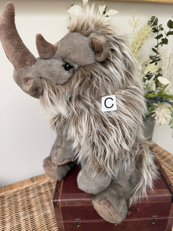 Stompy 37cm Charlie Bears Bearhouse Bears Collection Woolly Rhino.
