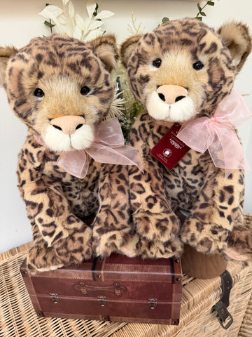 Saunter Charlie Bears Bearhouse Bear Plush Zanzibar Leopard