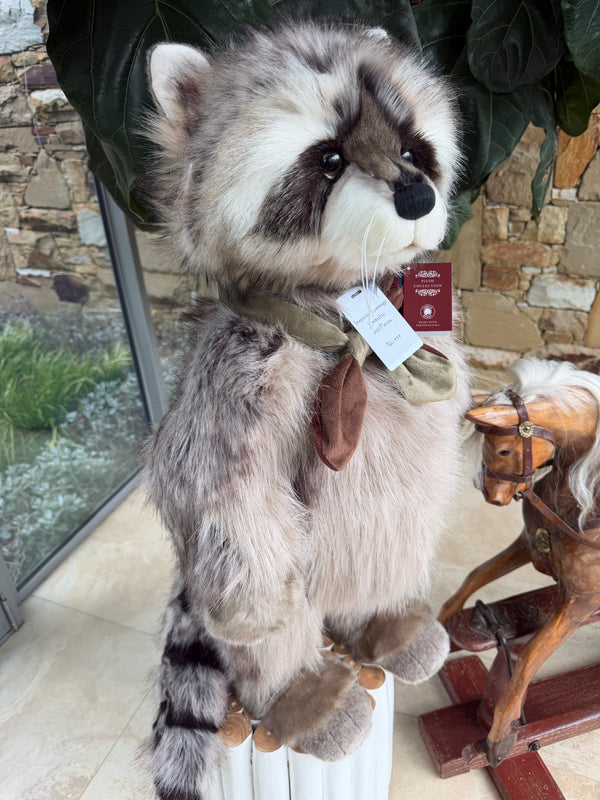 Inspector Rummage Charlie Bears Standing Plush Limited Edition Racoon No 458