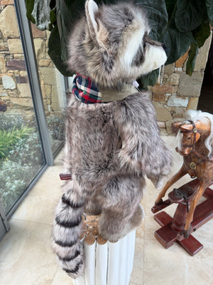 Inspector Rummage Charlie Bears Standing Plush Limited Edition Racoon No 458