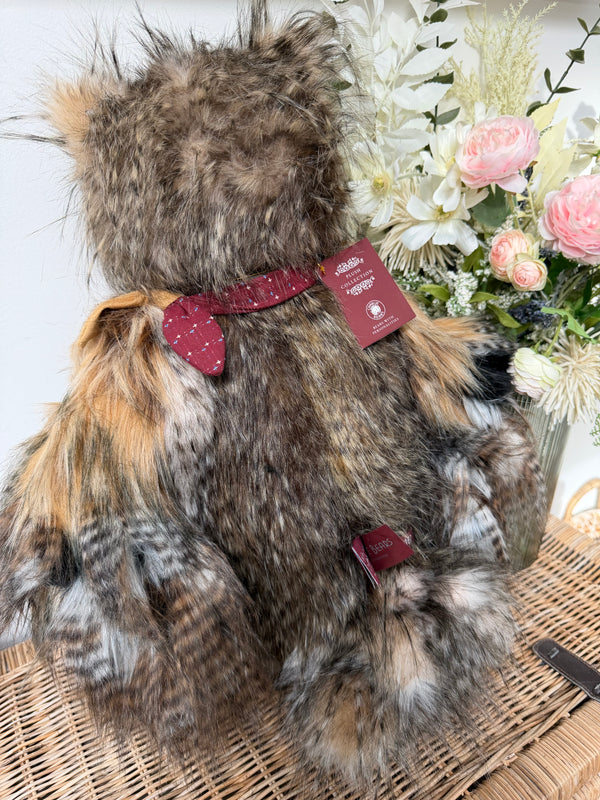 Screech Large Standing Plush Charlie Bears Limited Edition Owl No 608