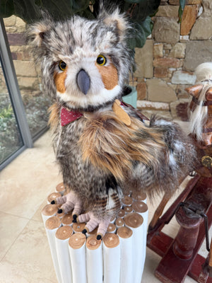 Screech Large Standing Plush Charlie Bears Limited Edition Owl No 608