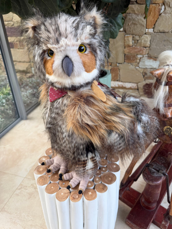 Screech Large Standing Plush Charlie Bears Limited Edition Owl No 608