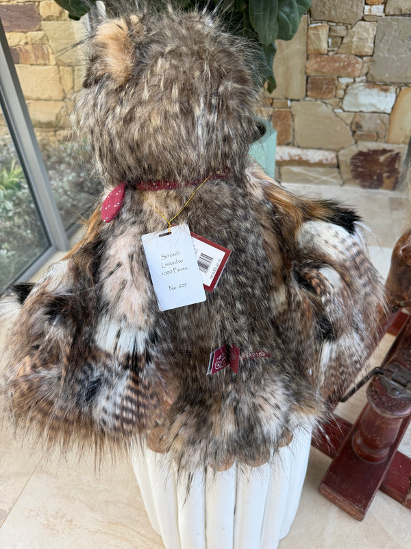 Screech Large Standing Plush Charlie Bears Limited Edition Owl No 609